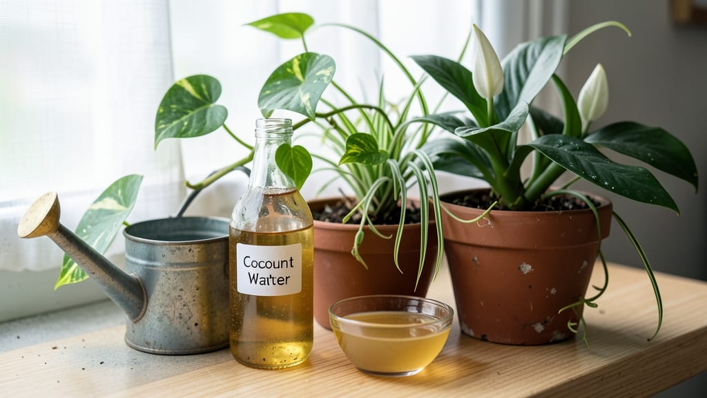 Coconut Water for Plants: Potassium Boost and Root Growth Benefits Explained