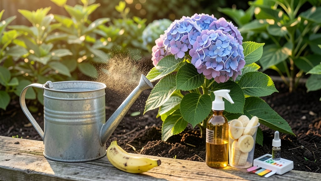 Is Banana Water Good for Hydrangeas: pH Impact and Best Dilution Ratio