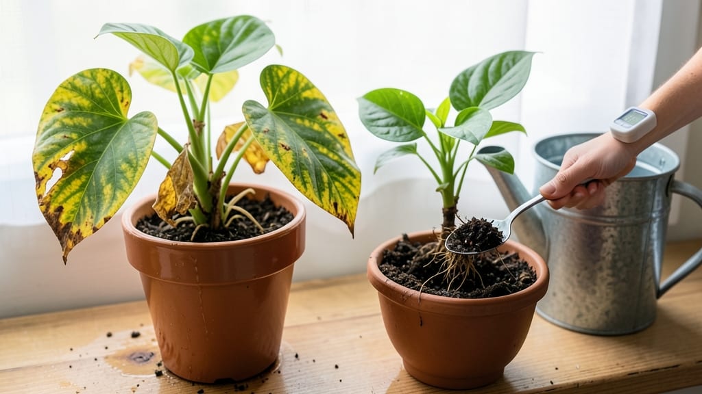 How to Know If a Plant Is Overwatered: 5 Visual Signs and Soil Tests