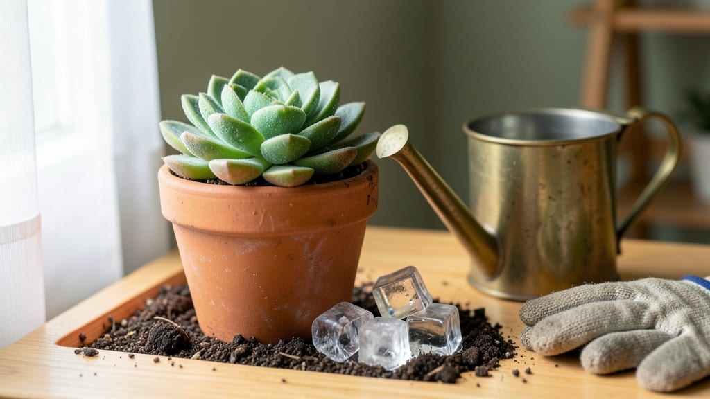Watering Plants With Ice Cubes: Does It Work and When to Avoid It