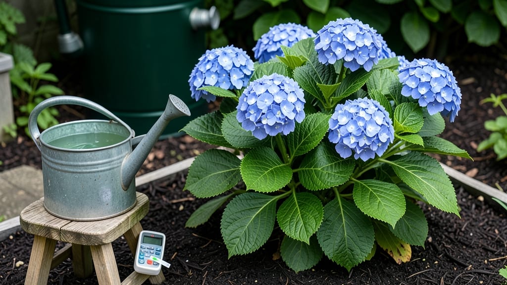 Hydrangeas Watered with Rainwater Can Maintain a Vibrant Blue Color: Why Blue Blooms Stay Brighter Longer